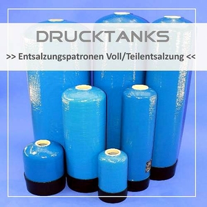 DI-Filter Drucktanks und GFK-Tanks zur Wasseraufbereitung