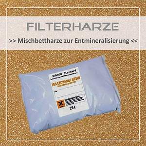 Filterharze und MIschbettharze für die Wasseraufbereitung