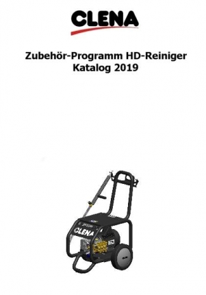 CLENA Zubehörprogramm HD-Reiniger 2019